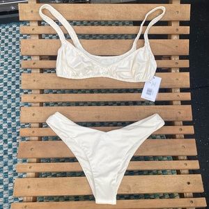 #NWT WeWoreWhat Off-White Bikini